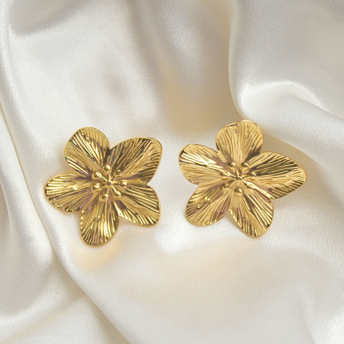 Aretes - Flor eterna